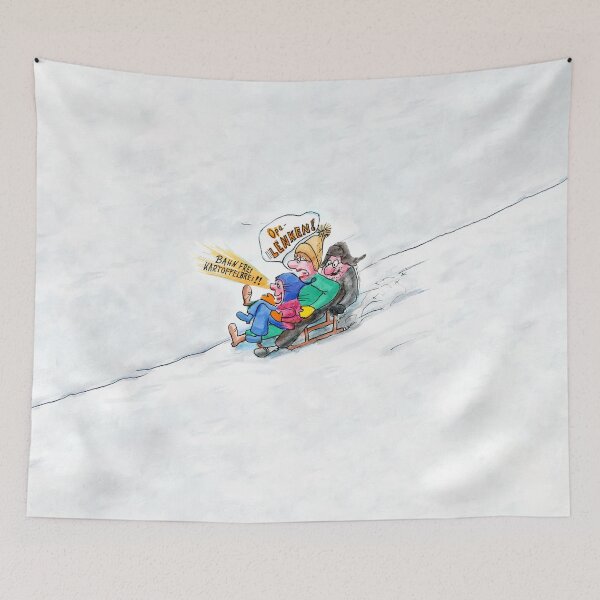 Item preview, Sledging with grandma and grandpa designed and sold by wunderfamily.
