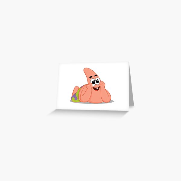 Patrick Star Greeting Card