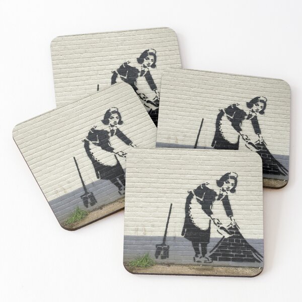 Item preview, Banksy - 'Sweeping' designed and sold by Mister Whippy's World of Wonders.