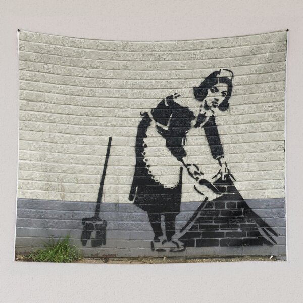 Item preview, Banksy - 'Sweeping' designed and sold by Mister Whippy's World of Wonders.