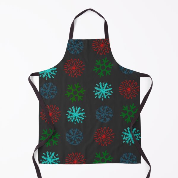Item preview, Holiday snowflakes on black designed and sold by cbankgood.