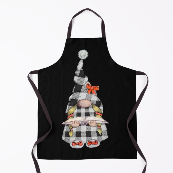 Item preview, Cute Funny Christmas Gnome Buffalo Plaid With Book Artwork designed and sold by BuddyBoots.