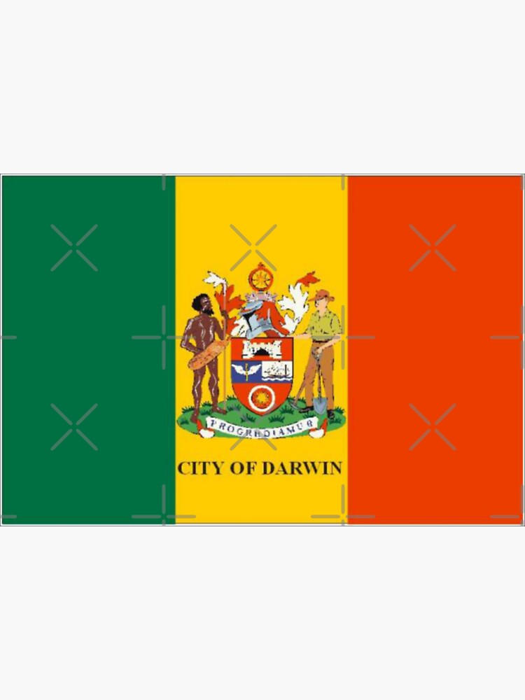 "City of Darwin Flag Australia" Sticker for Sale by mo91 Redbubble
