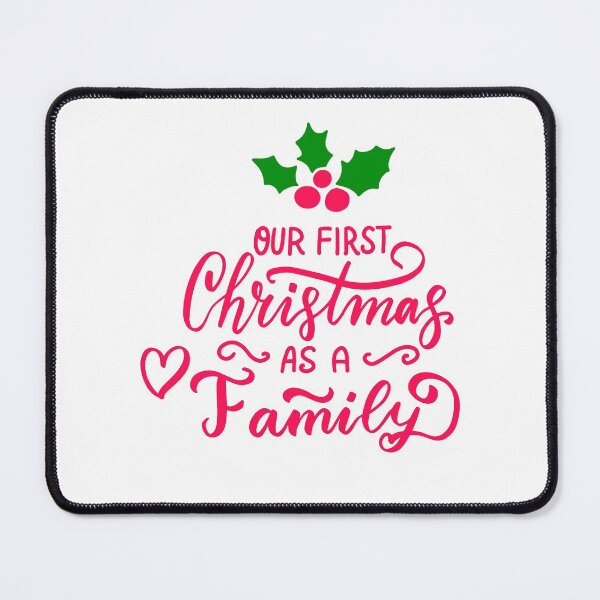 Item preview, Our First Christmas as a Family Funny Family Xmas T-Shirt designed and sold by mohalaz.