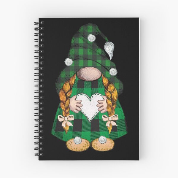Item preview, Cute Funny Christmas Gnome Buffalo Plaid With Heart Artwork designed and sold by BuddyBoots.
