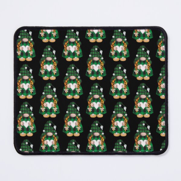 Item preview, Cute Funny Christmas Gnome Buffalo Plaid With Heart Artwork designed and sold by BuddyBoots.