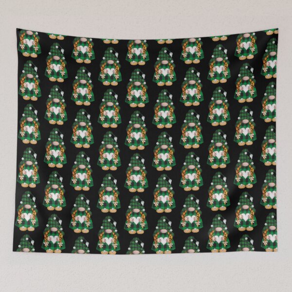 Item preview, Cute Funny Christmas Gnome Buffalo Plaid With Heart Artwork designed and sold by BuddyBoots.