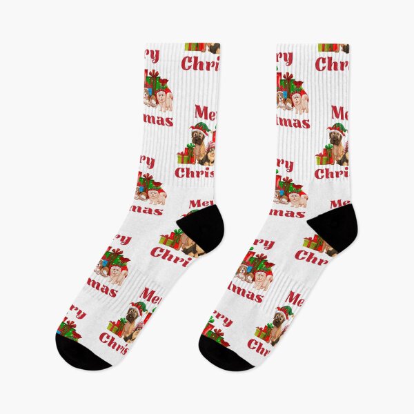Item preview, Merry Christmas, Merry Woofmas, Merry Dogmas, Cute Dog Lover Christmas Print designed and sold by Auntieck.