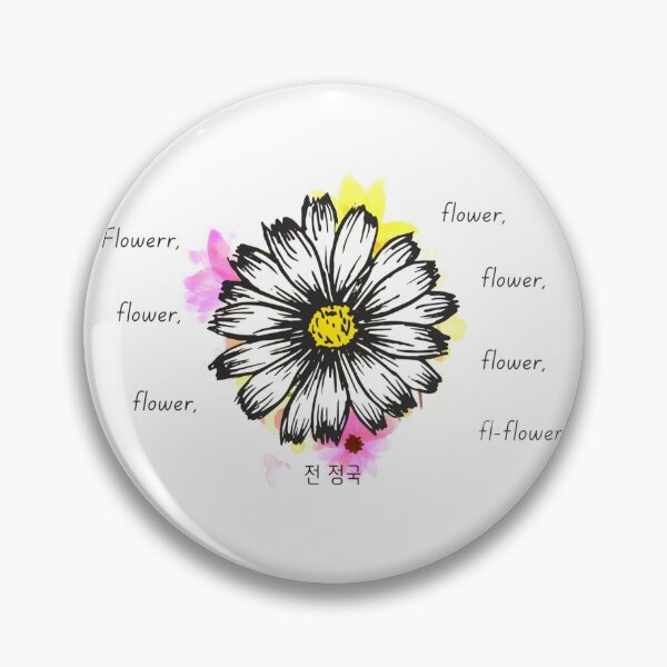 Item preview, BTS Jung Kook Flower Quote designed and sold by bom-iseul.