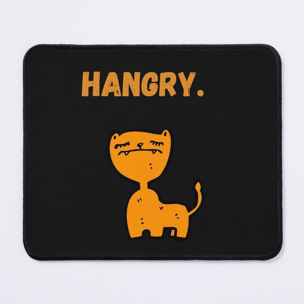 Item preview, HANGRY CAT IN GOLD AND BLACK designed and sold by DoloresAlaire.