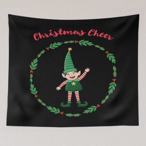 Item preview, Christmas Cheer Cartoon Elf designed and sold by LMcDs.