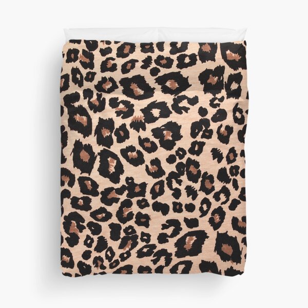 Leopard Animal Print African Safari Jungle Style Duvet Cover