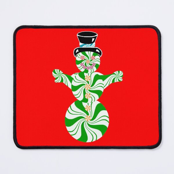 Item preview, Minty Green and White Spearmint Snowman designed and sold by Deborah Camp.