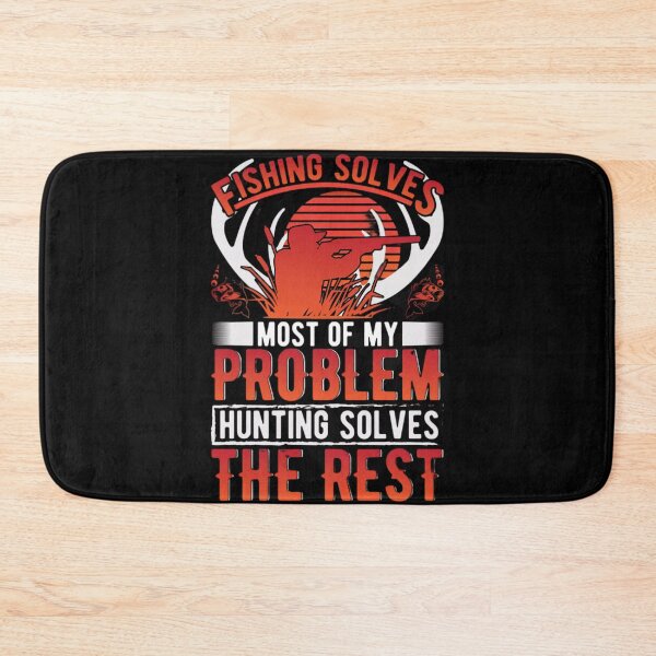 Item preview, Fishing Solves Most Of My Problems Hunting Solves The Rest classic T-Shirt designed and sold by NIKENchop.