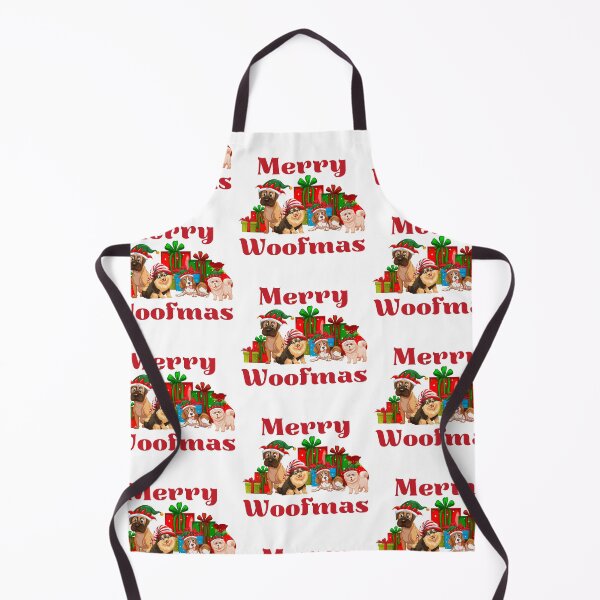 Item preview, Merry Woofmas, Merry Dogmas, Funny Dog lover Christmas Print designed and sold by Auntieck.