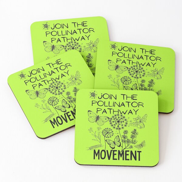 Item preview, Join The Pollinator Pathway Movement Design designed and sold by EarthArtDesigns.