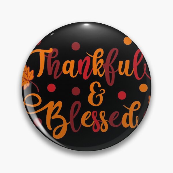 Item preview, Thankful and blessed, Orange Fall Leaves designed and sold by CBNetwork.