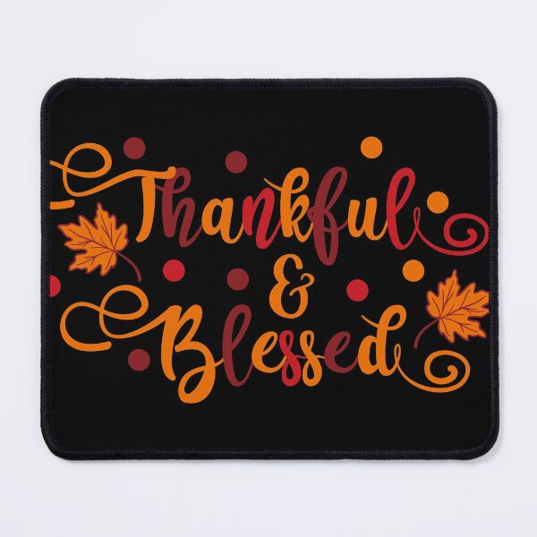 Item preview, Thankful and blessed, Orange Fall Leaves designed and sold by CBNetwork.