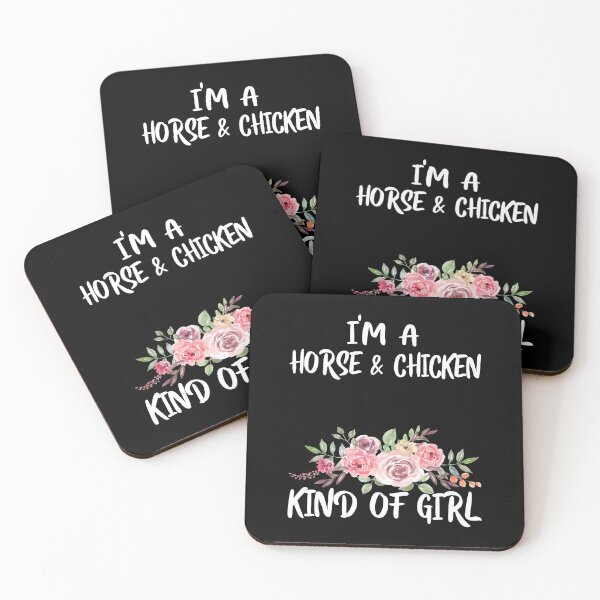Item preview, I Am Horse & Chicken Kind Of Girl Horseshoe Paws designed and sold by StrongShirts.