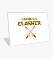 Hardcore Clasher Royal Barbarian Swords Laptop Skin