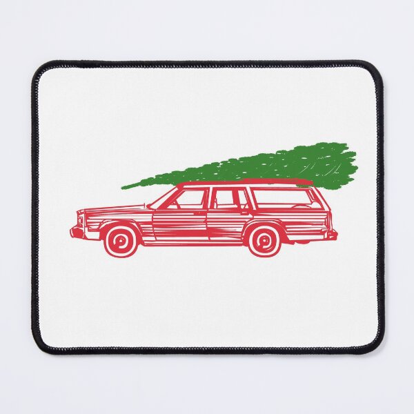 Item preview, Christmas Tree on Station Wagon Fun Christmas Gift Design designed and sold by reg5500.