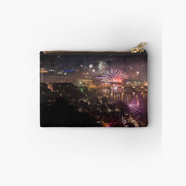 Item preview, New year with fireworks in Linz designed and sold by Lexpixelart.