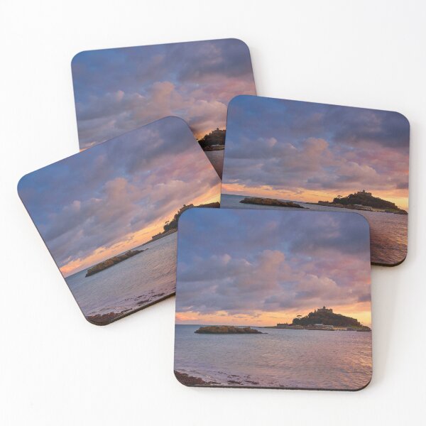 Item preview, Beautiful Winter Sunset over St Michael's, Marazion, Cornwall designed and sold by VnGphoto.