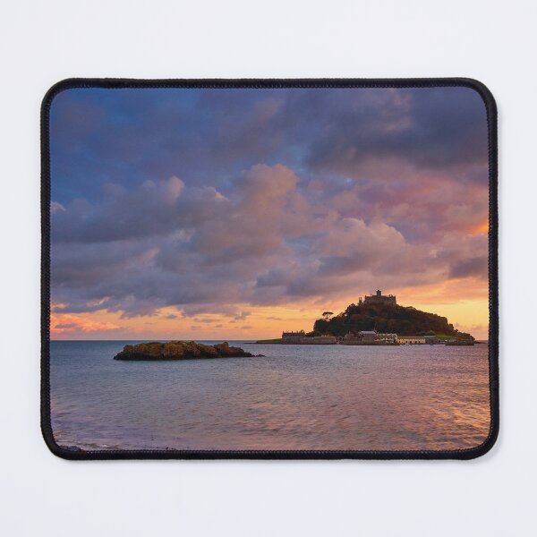 Item preview, Beautiful Winter Sunset over St Michael's, Marazion, Cornwall designed and sold by VnGphoto.