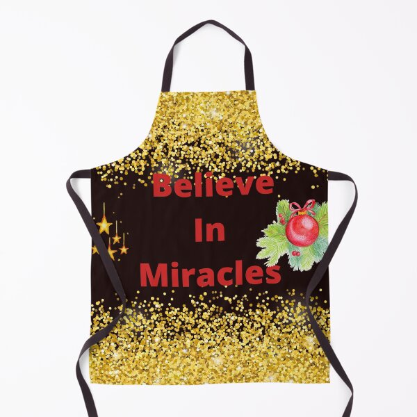 Item preview, Believe In Miracles Holiday Scene Red Ornament and Stars designed and sold by Darlene Douglas-Jackson.