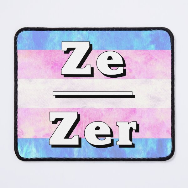 Item preview, Ze-Zir Pronouns: Trans Pride designed and sold by TigerTorreArt.