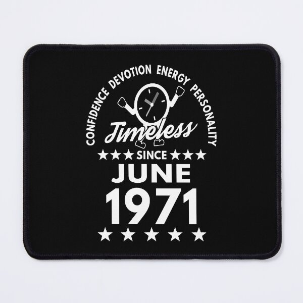 Item preview, June Birthday Timeless Person -1971 - White Text designed and sold by MoonsmileProd.