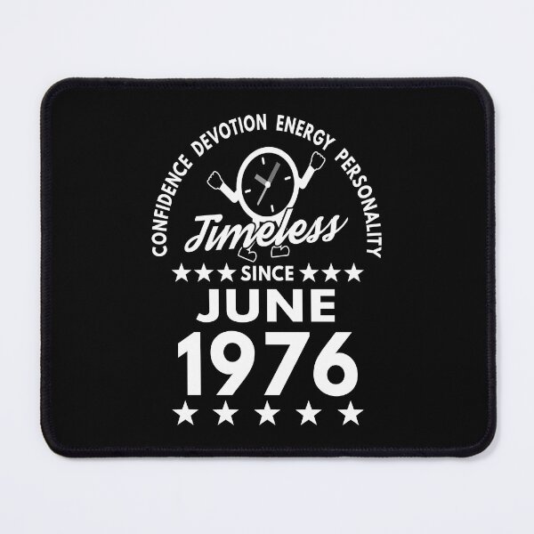 Item preview, June Birthday Timeless Person -1976 - White Text designed and sold by MoonsmileProd.