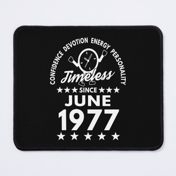 Item preview, June Birthday Timeless Person -1977 - White Text designed and sold by MoonsmileProd.