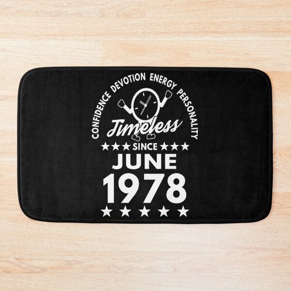 Item preview, June Birthday Timeless Person -1978 - White Text designed and sold by MoonsmileProd.