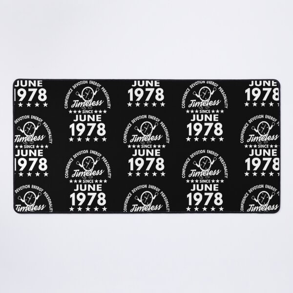 Item preview, June Birthday Timeless Person -1978 - White Text designed and sold by MoonsmileProd.