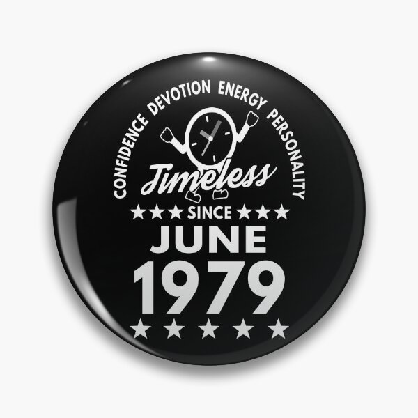 Item preview, June Birthday Timeless Person -1979 - White Text designed and sold by MoonsmileProd.