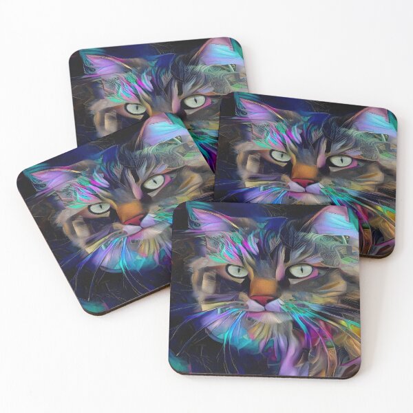 Item preview, Algora, cat, gato, chat, kitty, lea roche paintings designed and sold by L. ROCHE.