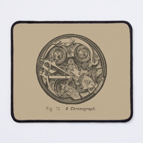 Item preview, Vintage Chronograph Drawing designed and sold by AntiqueDreaming.