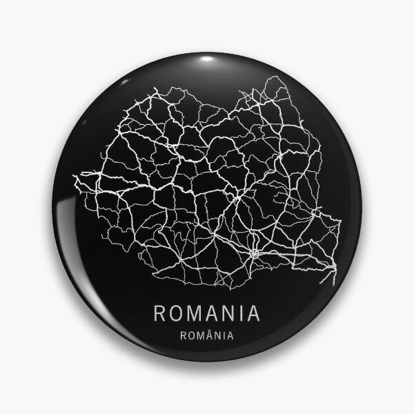 Item preview, Romania Road Map designed and sold by clarkstpress.