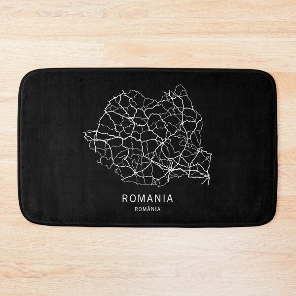 Item preview, Romania Road Map designed and sold by clarkstpress.