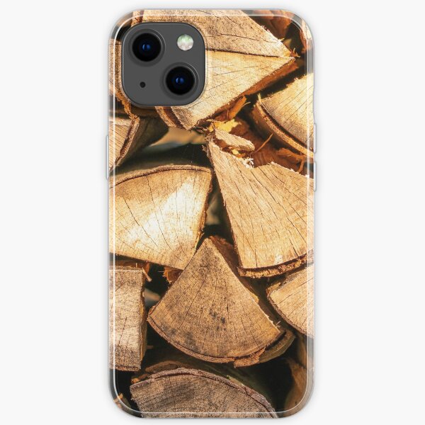 Pile of firewood iPhone Soft Case