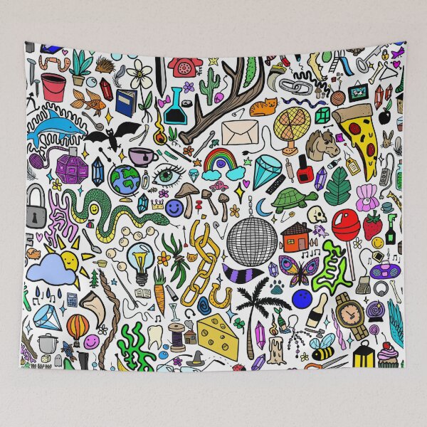 Item preview, Colored Doodles designed and sold by Shramplet.