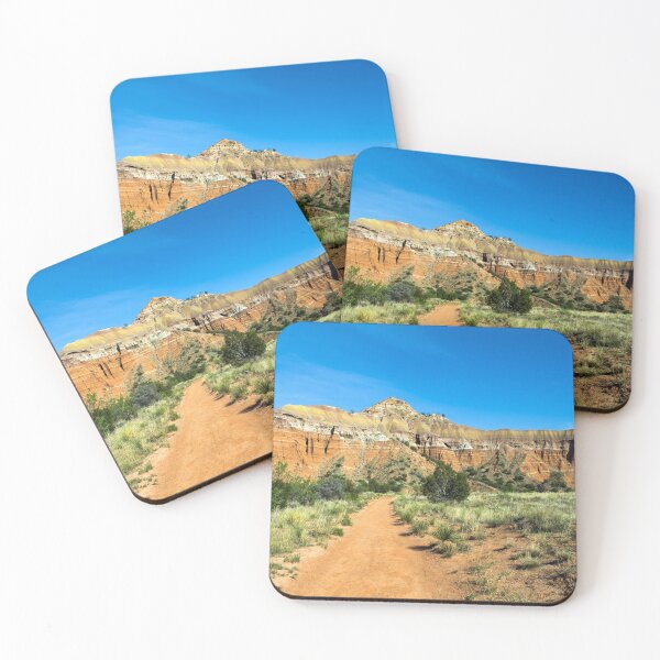 Item preview, Path and rock formations in Palo Duro Canyon State Park in the Texas panhandle designed and sold by OrcaNature.