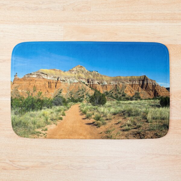 Item preview, Path and rock formations in Palo Duro Canyon State Park in the Texas panhandle designed and sold by OrcaNature.