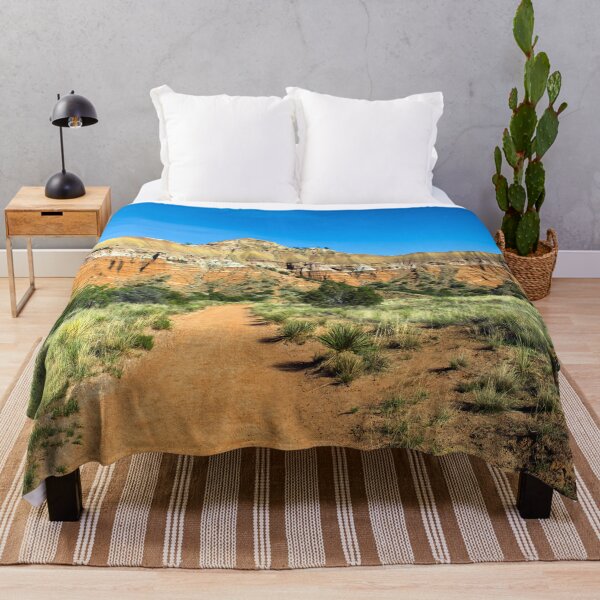 Item preview, Path and rock formations in Palo Duro Canyon State Park in the Texas panhandle designed and sold by OrcaNature.