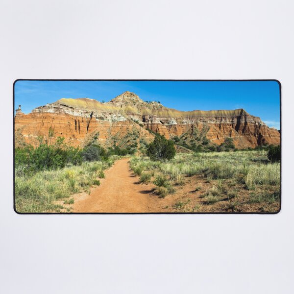 Item preview, Path and rock formations in Palo Duro Canyon State Park in the Texas panhandle designed and sold by OrcaNature.