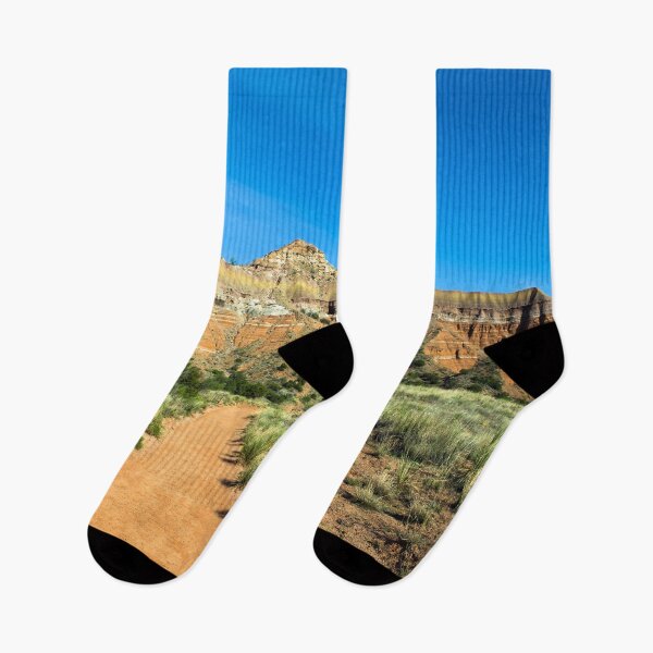 Item preview, Path and rock formations in Palo Duro Canyon State Park in the Texas panhandle designed and sold by OrcaNature.