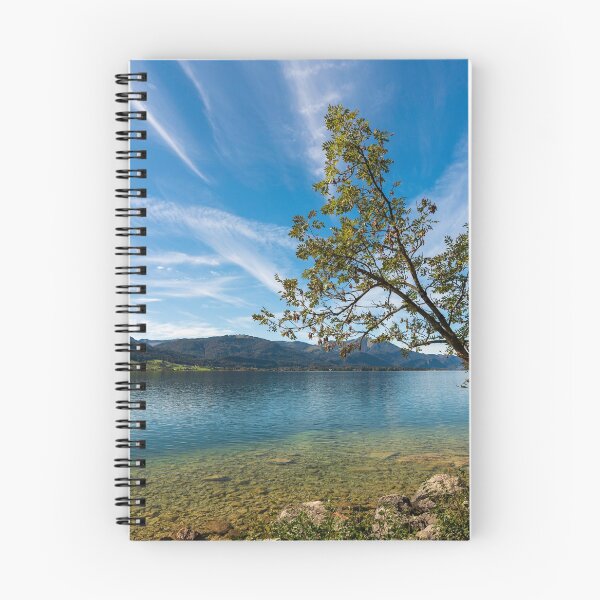 Item preview, Tree at the Wolfgangsee with clouds designed and sold by Lexpixelart.