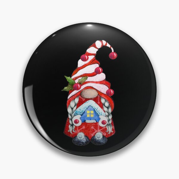 Item preview, Cute Funny Christmas Gnome Squad With A Christmas Home designed and sold by BuddyBoots.