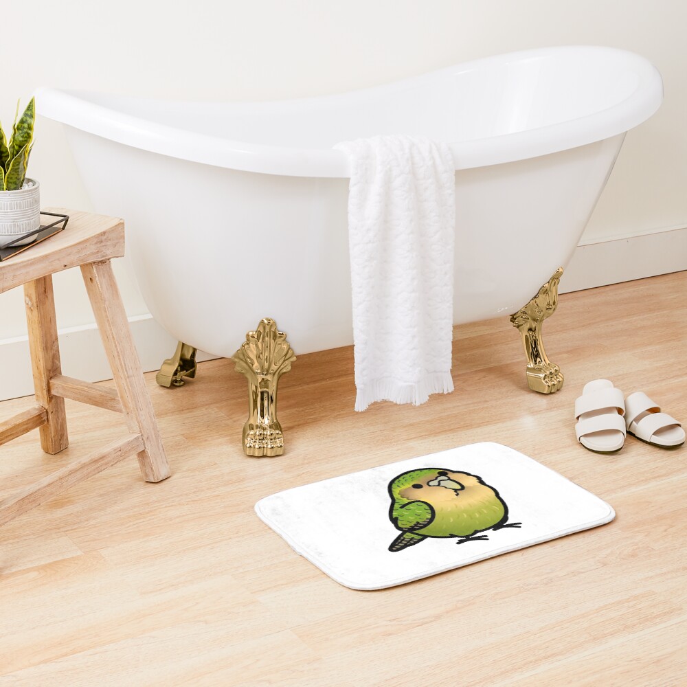 Chubby Kakapo Bath Mat